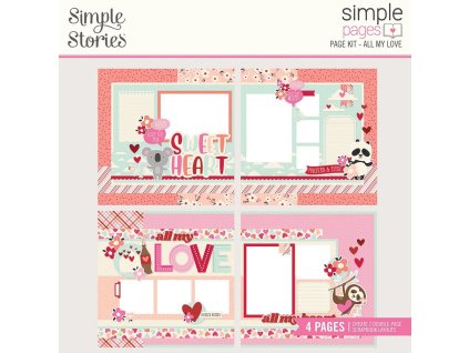 simple stories simple pages kit all my love 14327