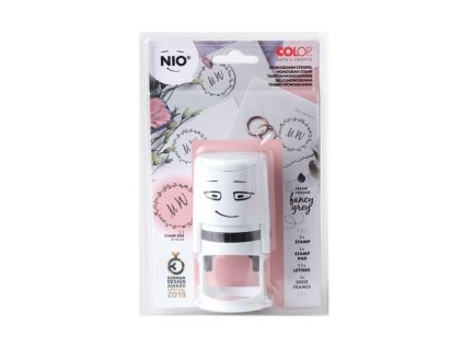 nio monogram nio stamp wedding set nim001