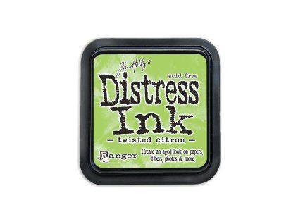 Distress Ink - TWISTED CITRON - razítkovací barva