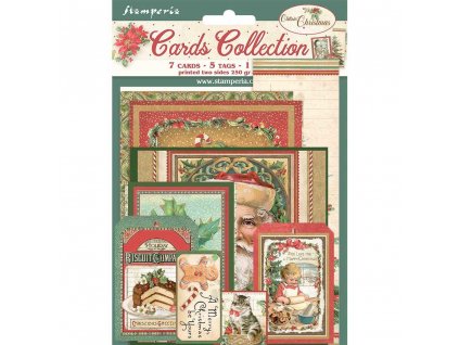 stamperia classic christmas cards sbcard07