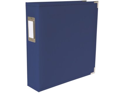 We R - CLASSIC LEATHER ALBUM / COBALT - 8,5 x 11" - D-ring album včetně složek