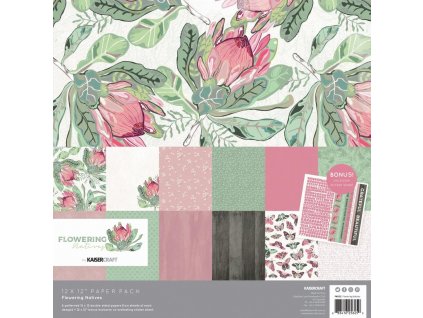 Kaisercraft - FLOWERING NATIVES - 12x12" scrapbooková sada