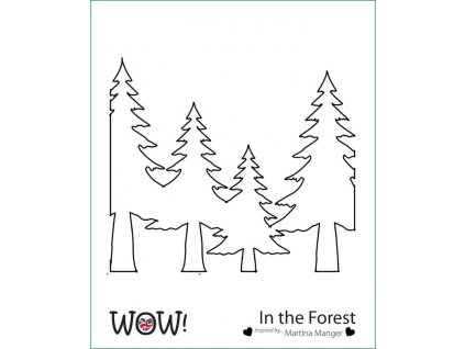 wow stencil in the forest by martina manger 5569 p