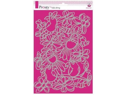 pronty crafts birds bees a4 stencil 470765025