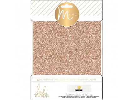 Minc / Heidi Swapp -  Glitter Sheets 6"X8" - glitrová fólie