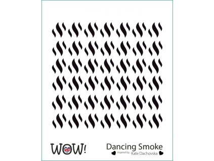 wow stencil dancing smoke by katerina dachovska 5746 p