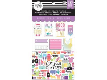 set de complementos healthy hero happy planner