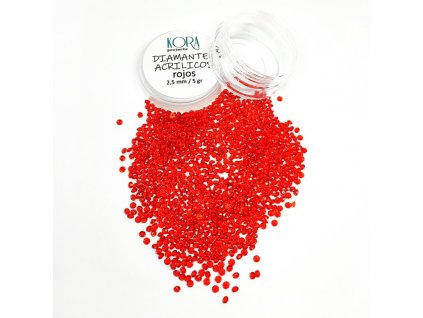 acrylic diamonds red