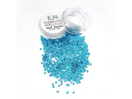 acrylic diamonds bondi blue
