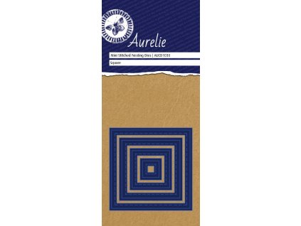 aurelie stitched square mini nesting die aucd1030