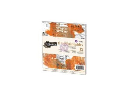 Prima - PAINTABLES - 6" sada čtvrtek - 48 ks