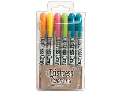 Tim Holtz - DISTRESS CRAYONS / SET1 - sametové voskovky