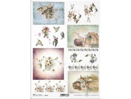 ITD COLLECTION - R1337, 25/30g - A4  rýžový papír