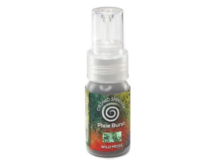 cosmic shimmer pixie burst wild moss cspbmoss