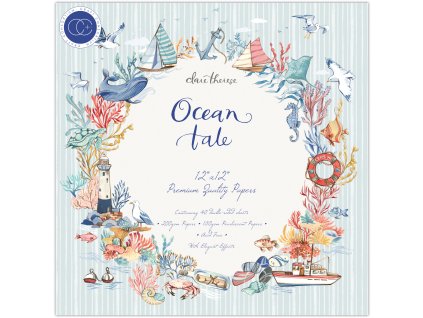 craft consortium ocean tale 12x12 inch paper pad c