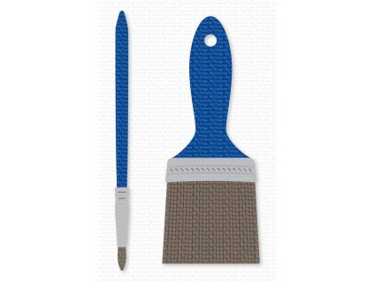 my favorite things paint brushes die namics mft 22