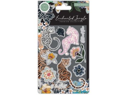 craft consortium enchanted jungle clear stamps ccs