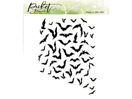 picket fence studios cauldron of bats 6x6 inch ste