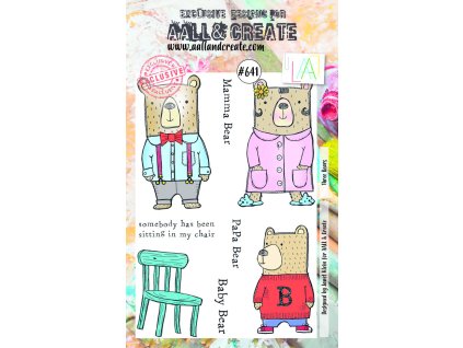 aall and create stamp set a6 three bears aall tp 6