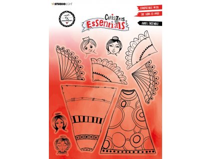 art by marlene christmas essentials clear stamp an