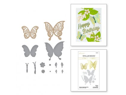 spellbinders glimmer edge butterfliges glimmer hot