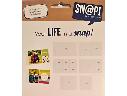Simple Stories - SN@P! / 4x6 -  různé motivy, náhradní složky