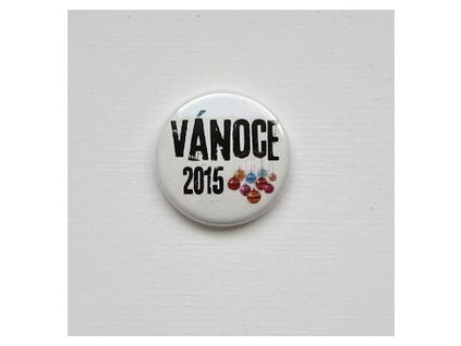 Vánoce 2015 / 36  -  3D button / placka