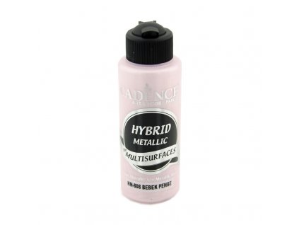 hybridni metalicka barva 70 ml baby pink ruzova