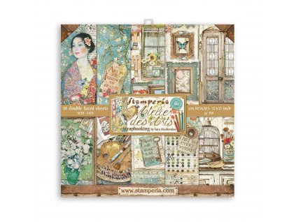 stamperia atelier des arts 12x12 inch paper pack s