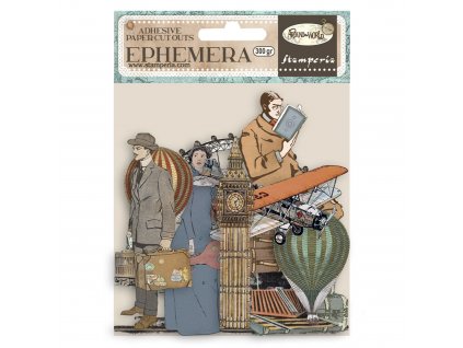 stamperia around the world ephemera 39pcs dflct21