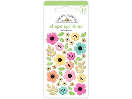 doodlebug design hello beautiful shape sprinkles 8