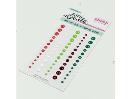 heffy doodle self adhesive enamel dots tinsel town