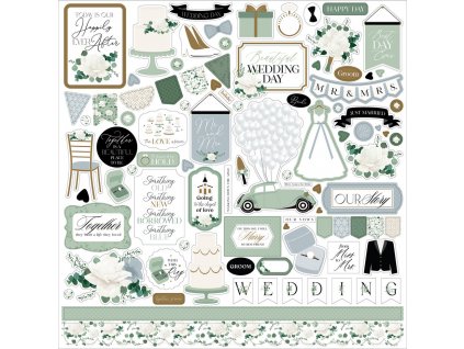 eaacho park wedding bells 12x12 inch collection kit