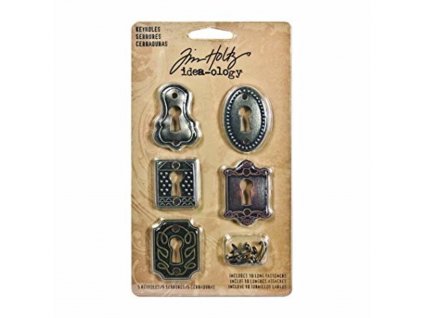 idea ology tim holtz keyholes th92718