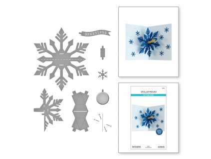 spellbinders pop up snowfh