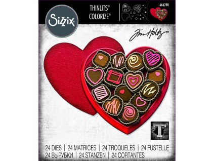 sizzix thinlits colorize by tim holtz true love 24