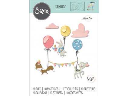 sizzix thinlits die by olivia rose woodland celebr