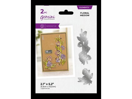 gemini floral meadow cut emboss elements die gem m