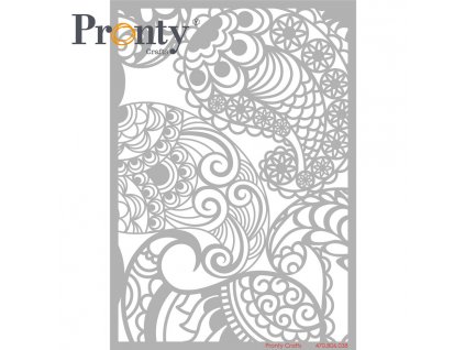 pronty crafts pay it forward a5 stencil paisley 47