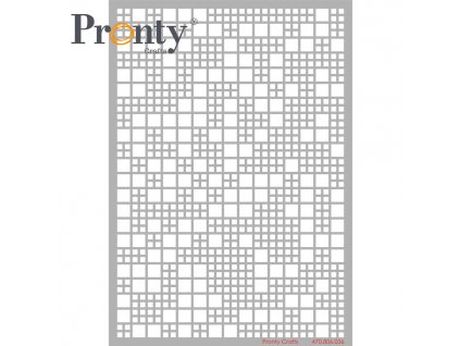 pronty crafts pay it forward a5 stencil cubes 4708