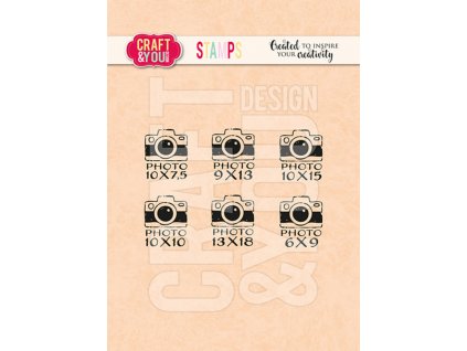craft you design mini cameras set stamps cs021