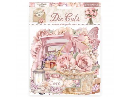 stamperia romance forever die cuts assorted journa