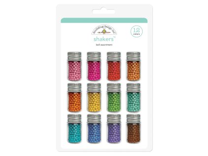 doodlebug design assortment ball shakers 12pcs 842