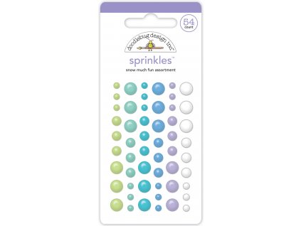 doodlebug design snow much fun assortment sprinkle