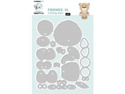 creative craftlab friendz cutting die ted xl ccl f