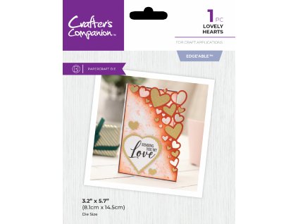 crafters companion corner edgeable dies lovely hea