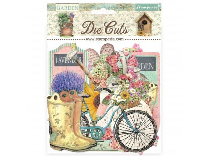 stamperia garden die cuts assorted 45pcs dfldc97