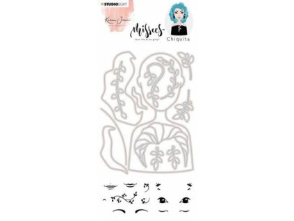 karin joan chiquita missees stamp cutting die kj m