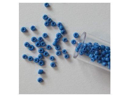 Rocailles opaque - BLUE - 10-0 2,2MM - korálky v tubě
