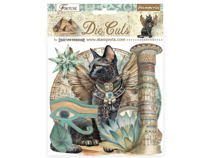 stamperia fortune die cuts assorted 51pcs dfldc98
